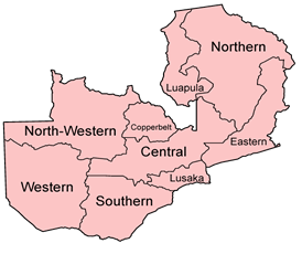 Zambia Map